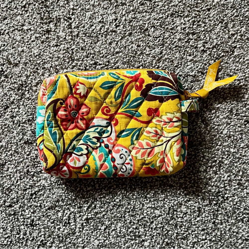 Vera Bradley Small Cosmetic Bag Provençal Yellow